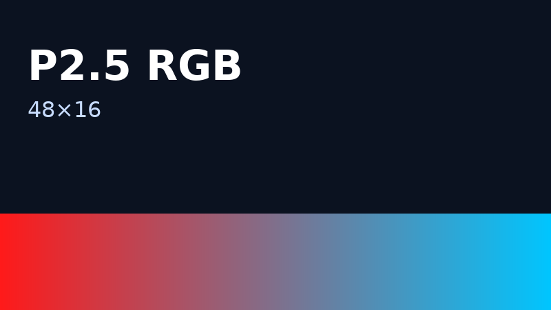 P2.5 RGB 48×16